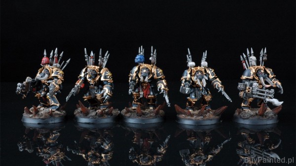 Chaos Space Marines-Terminators Buypainted 1