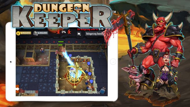 Dungeon Keeper: Neues Echtzeit-Strategiespiel ab sofort für iOS & Android erhältlich
