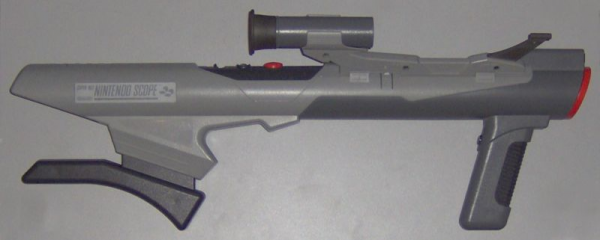 Die Super-Scope Lightgun, nicht in Deutschland erschienen