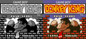 Donkey Kong (1994), Farbenvergleich