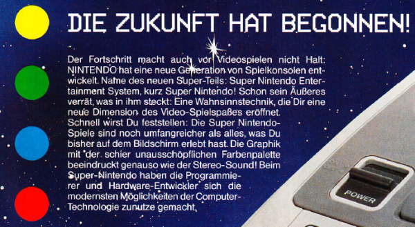 Auszug aus dem Club Nintendo Magazin, Ausgabe 03/1992