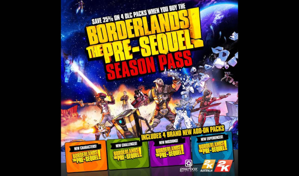 Borderlands the pre sequel season pass