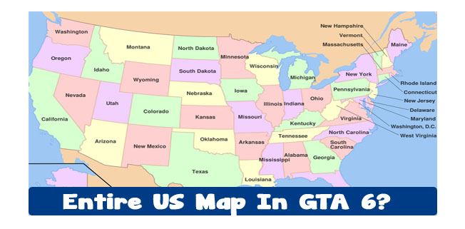 Plant Rockstar Games die komplette USA als Karte zu GTA VI?