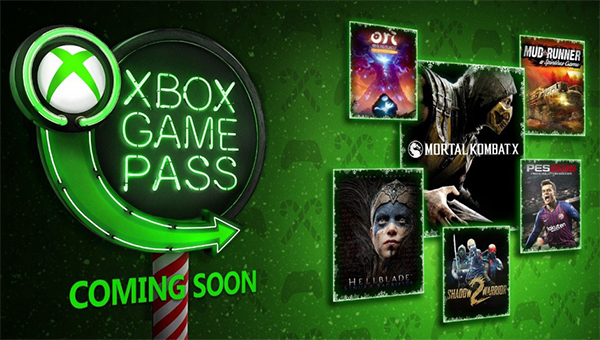 Xbox Game Pass Dezember