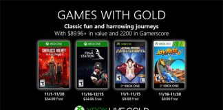 Games With Gold November 2019