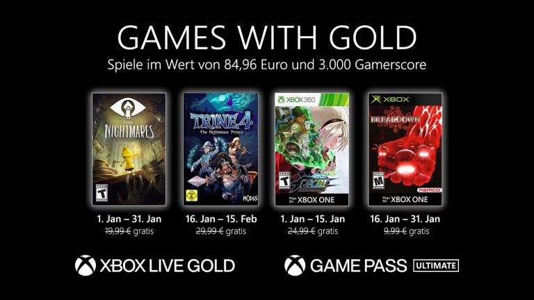 Games With Gold Januar 2021
