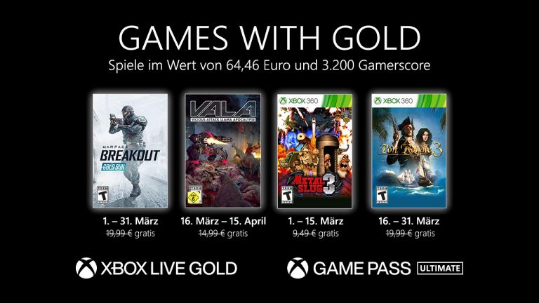 Games With Gold März 2021