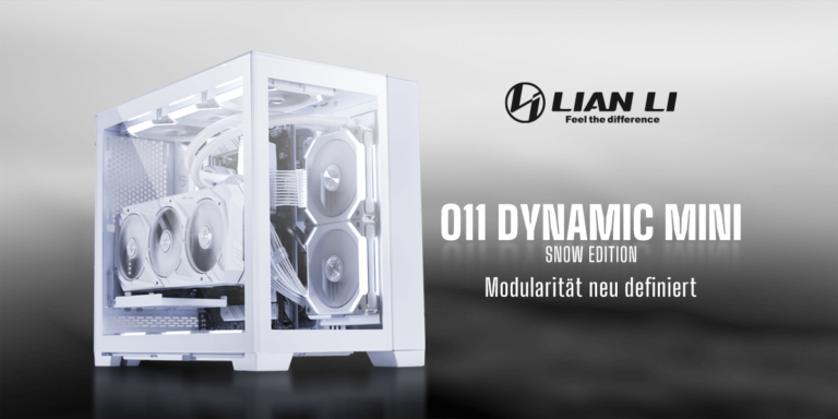 Das LIAN LI O11 Dynamic Mini erscheint als Snow-Edition