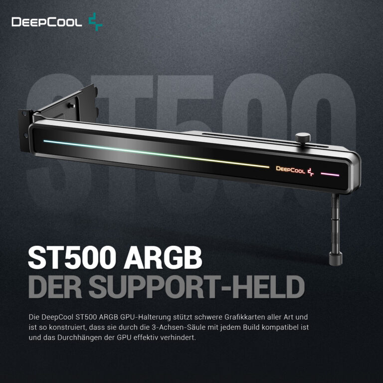 DeepCool ST500 ARGB – Der Support-Held