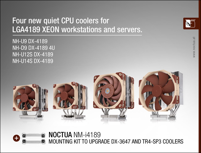 Noctua neue CPU-Kühler für LGA4189