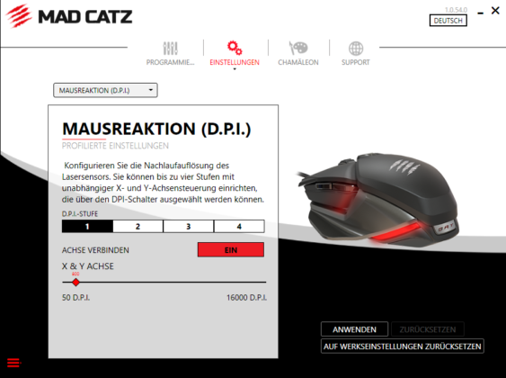 Software DPI Mad Catz BAT 6+