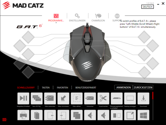 Software Mad Catz BAT 6+