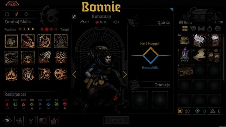 Darkest Dungeon 2 Bonnie