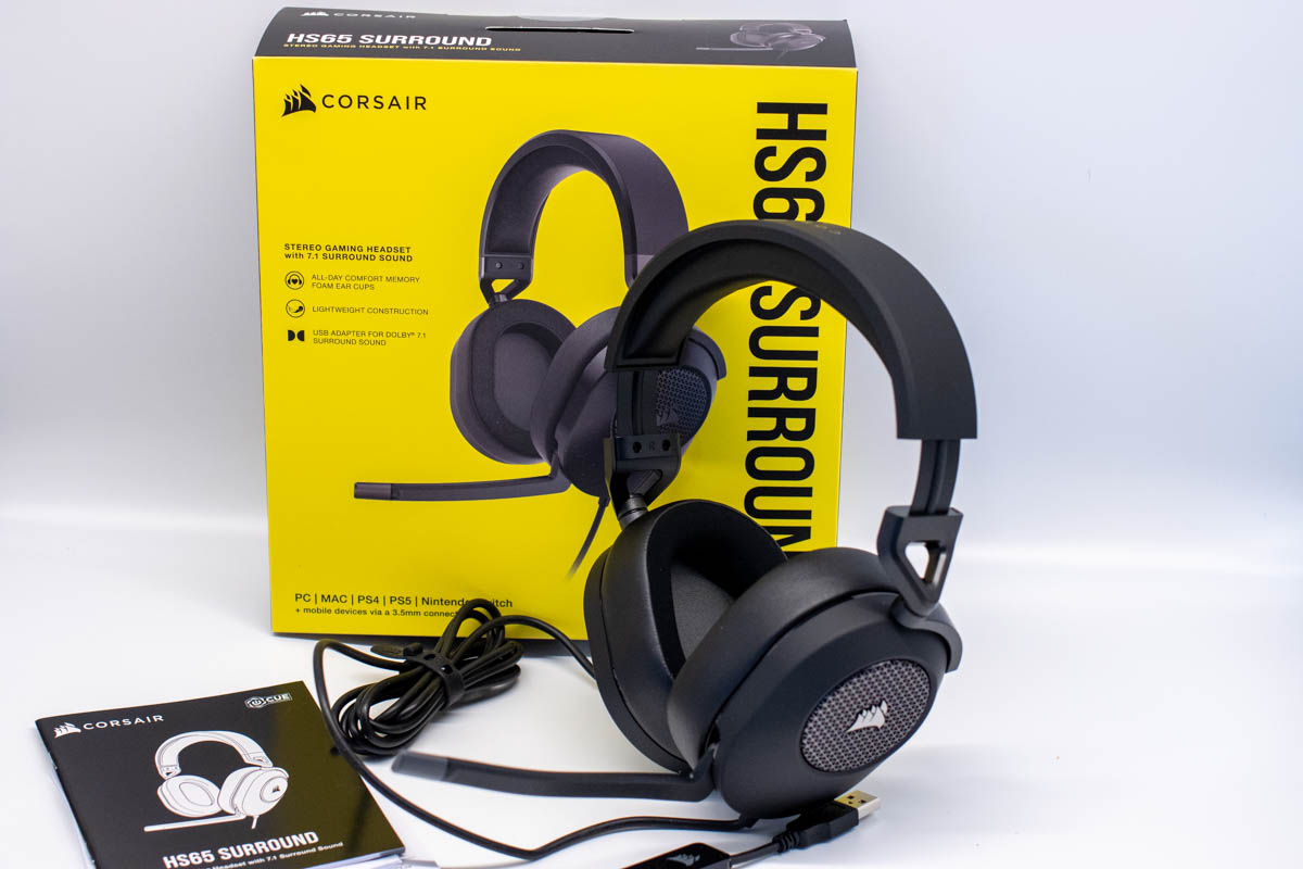 CORSAIR HS65 game2gether Test/Review - Surround 