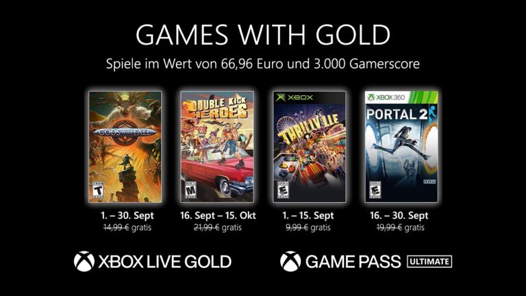 Games With Gold September 2022 – Eine wilde Fahrt