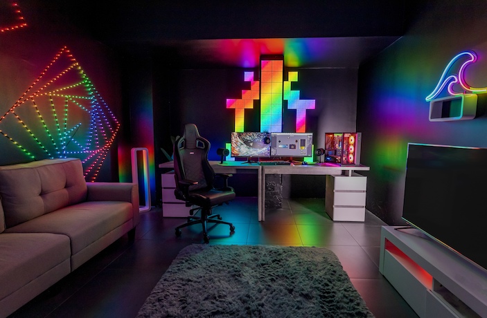 Twinkly erleuchtet Gaming-Rooms