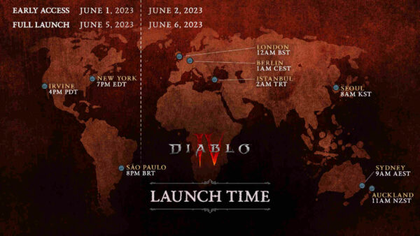 Diablo 4 Launch Zeit